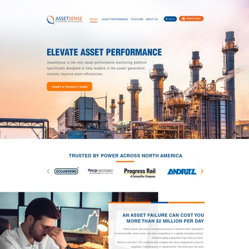 Engaging B2B Website Upgrade for AssetSense Design by Maddy Creative