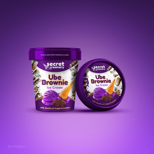 Ice Cream Packaging for Ube Ice Cream Design by marketingmaster
