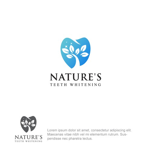 Nature's Teeth Whitening - Needs a Natural Company Logo Design by hasnagraphics