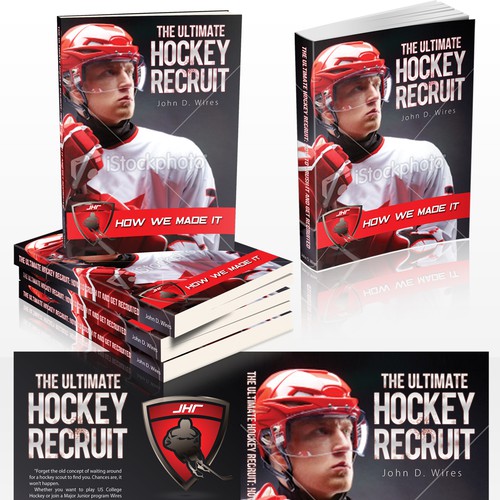 Book Cover for "The Ultimate Hockey Recruit" Design von Duca