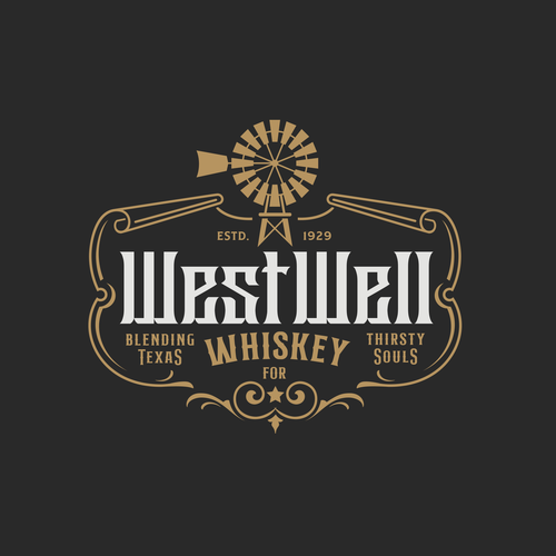 need logo design for a West Texas Whiskey Company Design by qsketch2