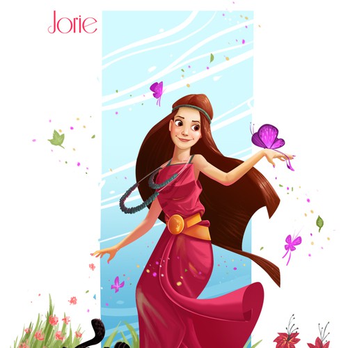 Turn a photo of my gf into a "Disney Princess" like illustration Diseño de glasshopperart