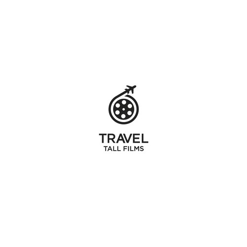 Minimalist logo for what I do: create travel films in vertical format. Design by Wodeol Tanpa Atribut