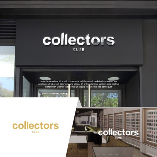 Collectors Club: High end collectibles store Design by idz.kreativ