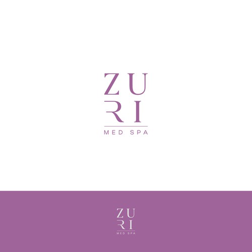Zuri Med Spa Logo Diseño de Mungkas_CreativeLabs
