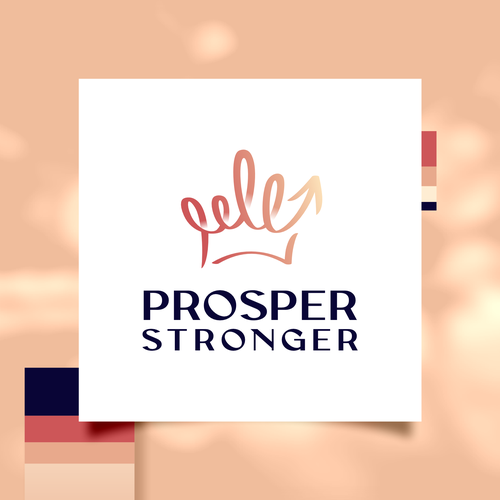 Prosper Stronger Logo Design by dznWILD