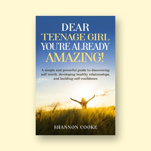 I need a catchy book cover that will appeal to mothers and their teenage daughters. Design by KMS Arafat