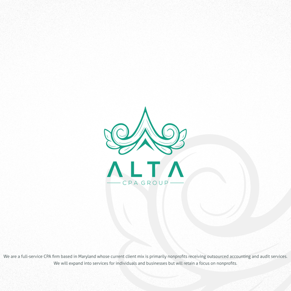 Design by BerUANG Art titled "Logo for ALTA CPA GROUP"