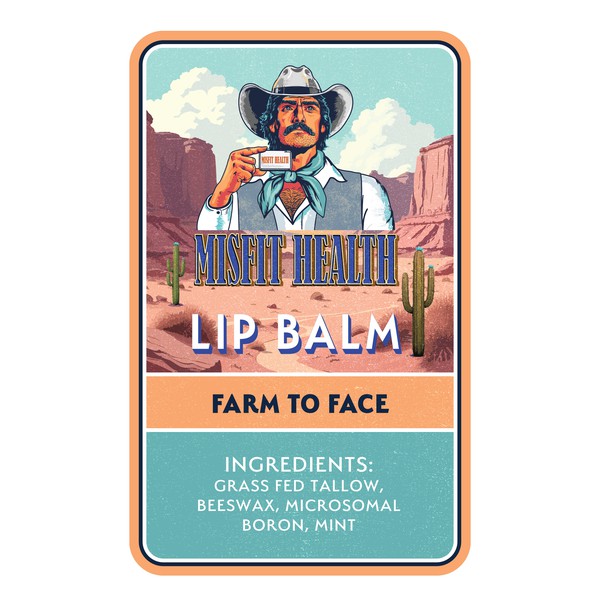 LIP BALM label