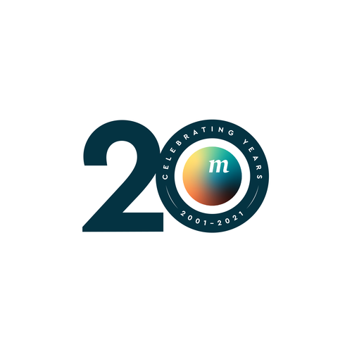 Design a 20 year company logo to celebrate this milestone. Design by Argim