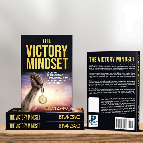 Design a powerful "Victory Mindset" book cover [no boring designers allowed!] Design réalisé par T.Primada