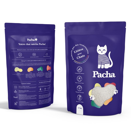 Cat Litter startup Minimalistic packaging - Contest Design by Inmyde