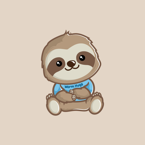 Design a Sloth Stuffed Animal Character for Autistic Children Design by Gloxee