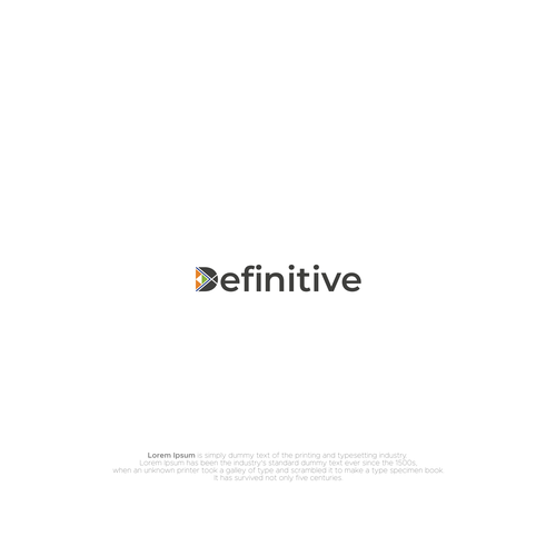 Design di New Company Logo for Definitive di BATHARA™