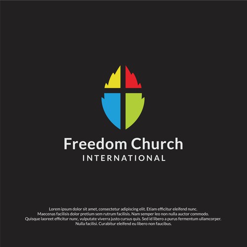 Freedom Church Logo Design Design by Fiore del Dragone
