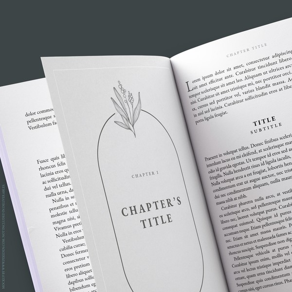Interior Book Design Layout