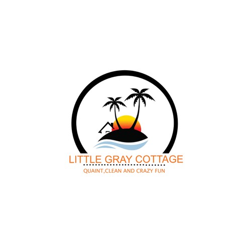 Create a logo for Little Gray Cottage, a beach vacation rental home. Design by shivana