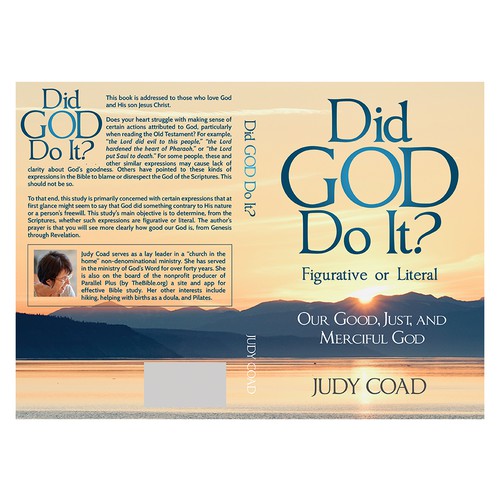 Design book cover and e-book cover  for book showing the goodness of God Design by DezignManiac