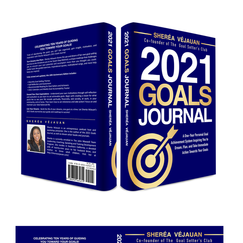 Design 10-Year Anniversary Version of My Goals Journal Diseño de praveen007