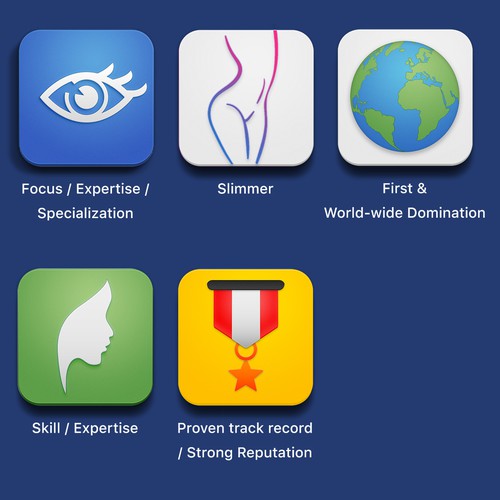 Design 10-13 icons to represent the TOP reasons to trust DR. FREEZE Design von Zennn