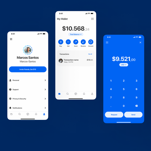 The New Cash APP Design Contest Design by Marcos-Santos