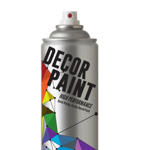 Product Label Design for AEROSOL SPRAY PAINT CAN Product label contest