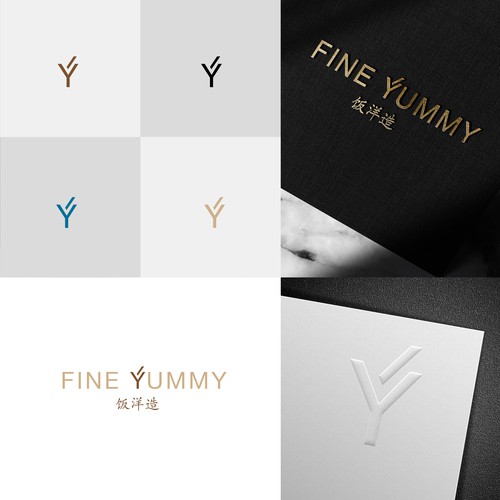 high-end restaurant lounge logo Design by logolito