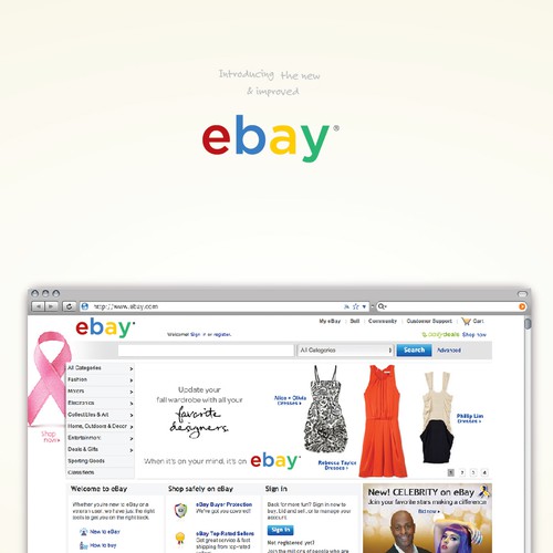 Design di 99designs community challenge: re-design eBay's lame new logo! di Constantine84