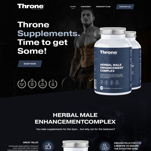 Supplement Website Design by Askdigital