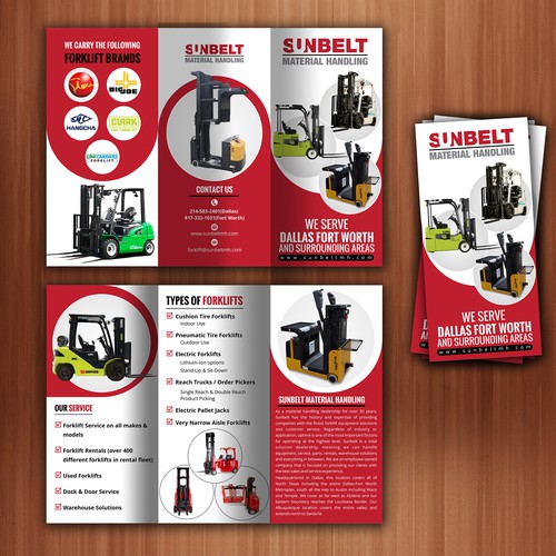 We Need A Powerful Brochure For A Forklift Dealership Design réalisé par The 3colors