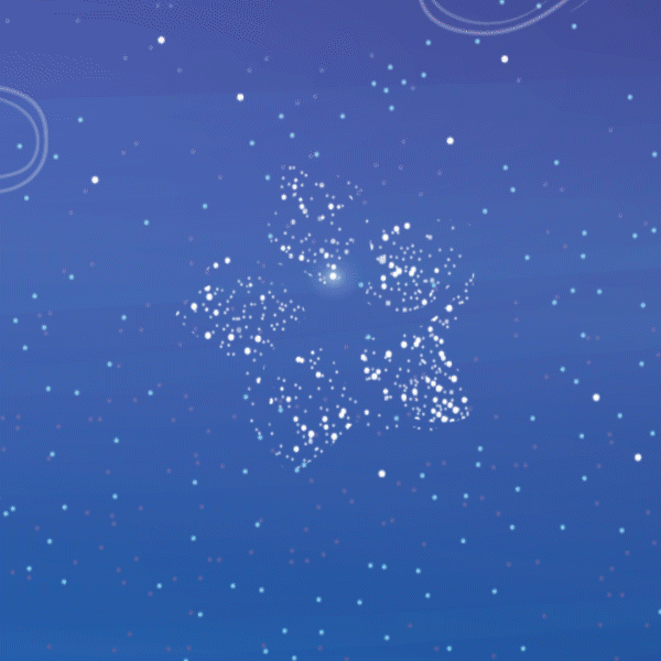 Animated holiday card
