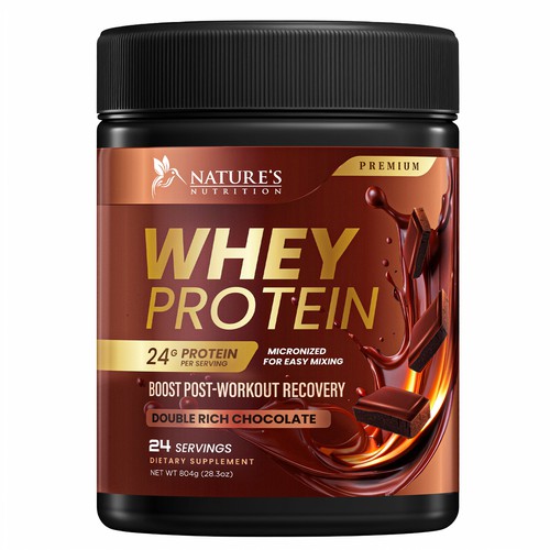 Tasty Whey Protein Chocolate Design Needed for Nature's Nutrition Design von Davi Giolo ★