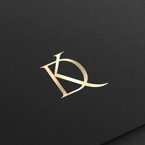 KD Monogram Logo Design by dadidam