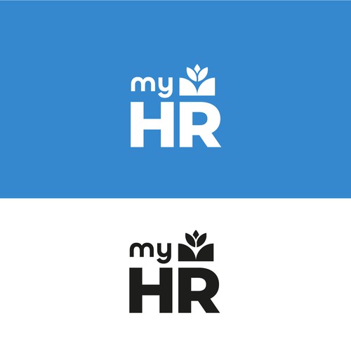 Create an awesome logo for myHR, the #1 HR Software in Luxembourg ! Design by M.I.Thomson