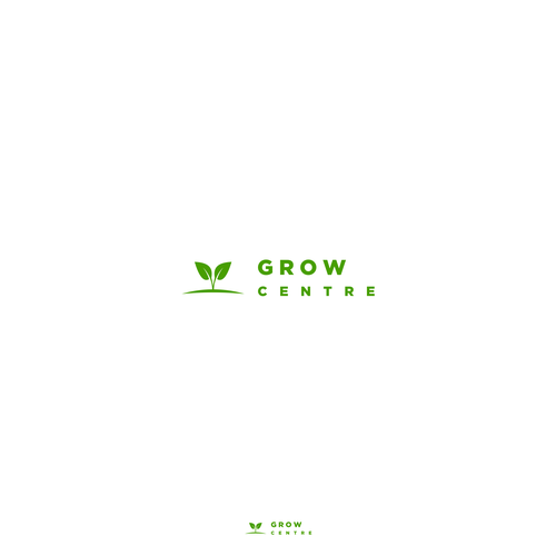 Logo design for Grow Centre Réalisé par frayen_art