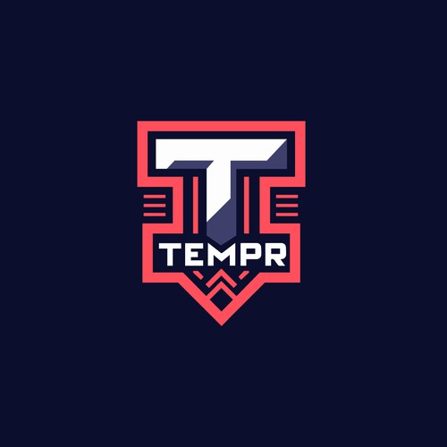 Logo for TEMPR Esports Design by Postalita