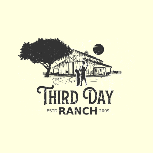 Capture essence of Texas ranch experience in new Third Day Ranch logo Diseño de Rav Astra