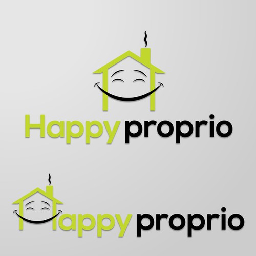 Creer le logo de Happy Proprio Design by Zakaria lettering