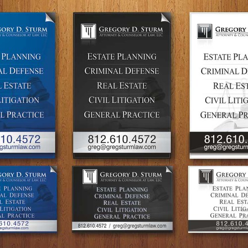 Help Gregory D. Sturm, Attorney & Counselor at Law, LLC with a new banner ad Diseño de ✅✅AnakBabe✅✅