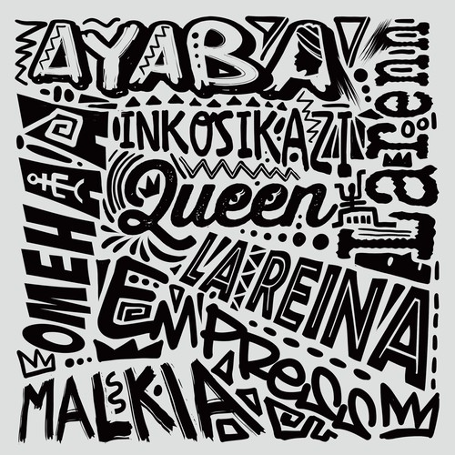 African Diaspora "QUEEN" Dialect T-Shirt Design Design by Riskiyan W
