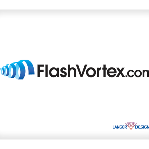 FlashVortex.com logo Design by Victor Langer