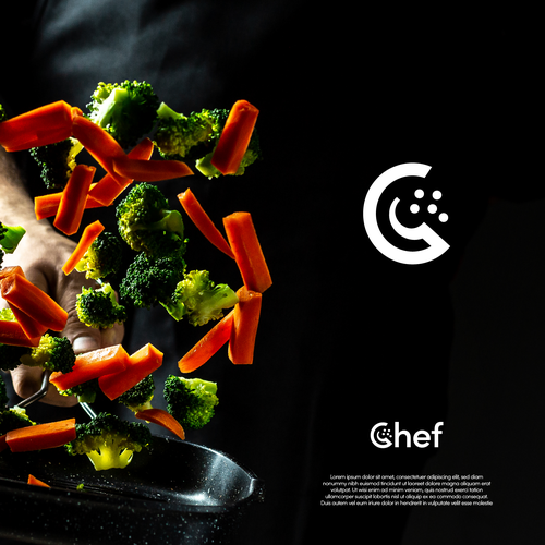 "CHEF": Food & Cooking Social Media Logo Design by ataslayar dsgn
