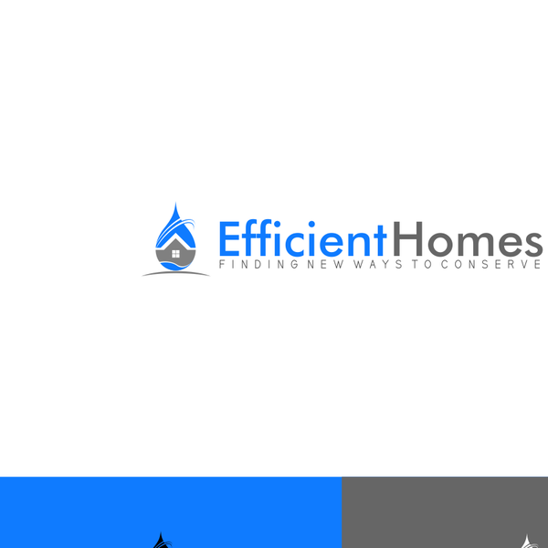 Need a clean/soft but small/simple company logo of efficient homes