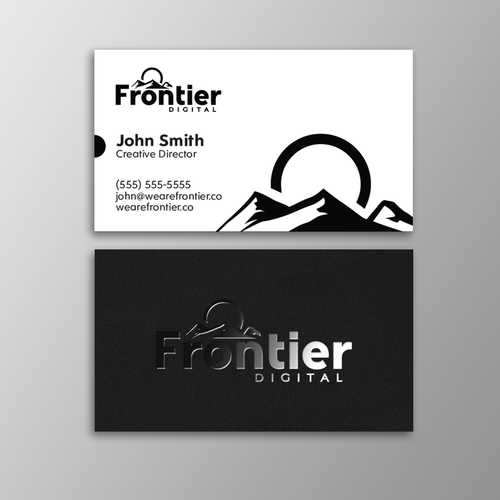 Create a business card with a rock solid brand Diseño de Design sp