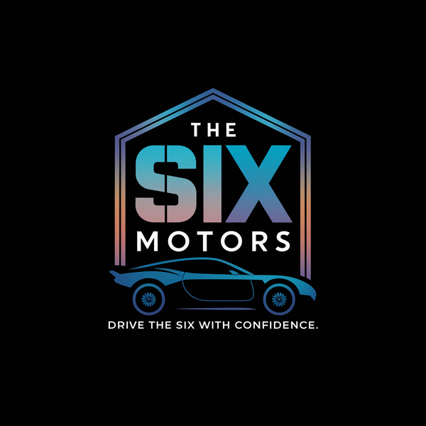 Design by Dark Angel Tattoo titled "The Six Motors: Modern Elegance for Toronto's Premier Car Dealership"