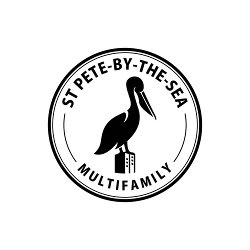 Sophisticated Florida Pelican Logo Design by muuter