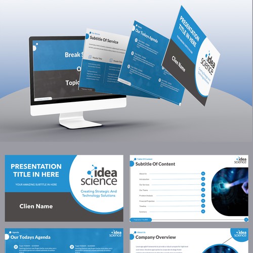 Design a powerful Base Powerpoint Template to speak to top tier brands Design by Mulyana D-Zign