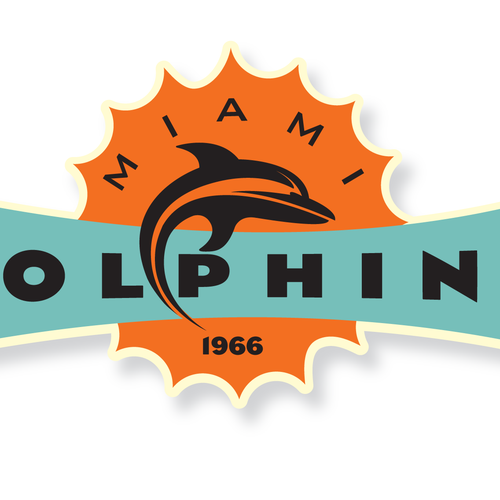99designs community contest: Help the Miami Dolphins NFL team re-design its logo! Design by eastbay