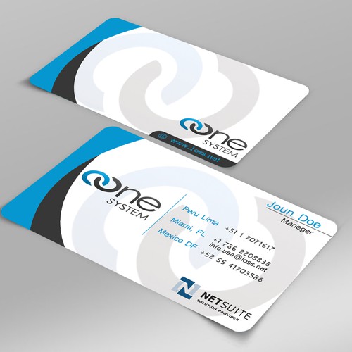 Great Business Card For E System