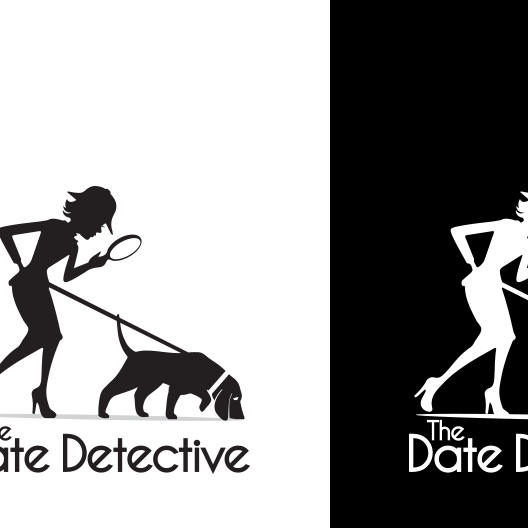 Detective logo with the title 'Create a winning logo for an innovative, trendy new dating website!'